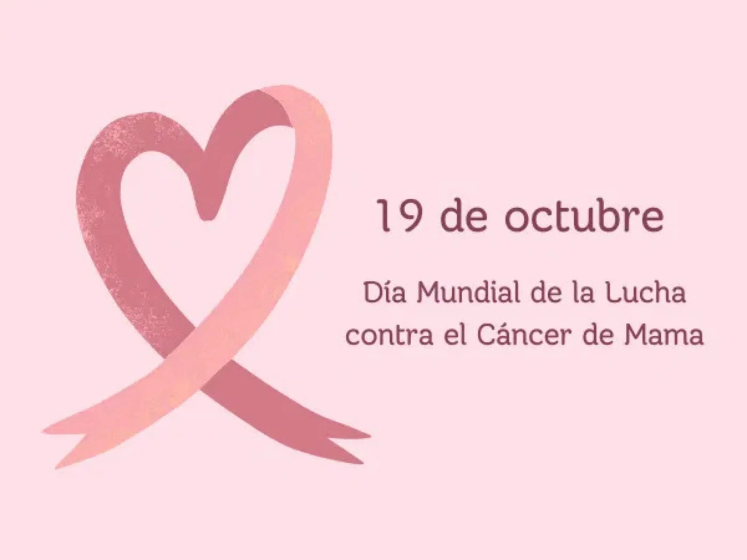 19 de octubre marca el Día Internacional de la lucha contra el Cáncer de Mama